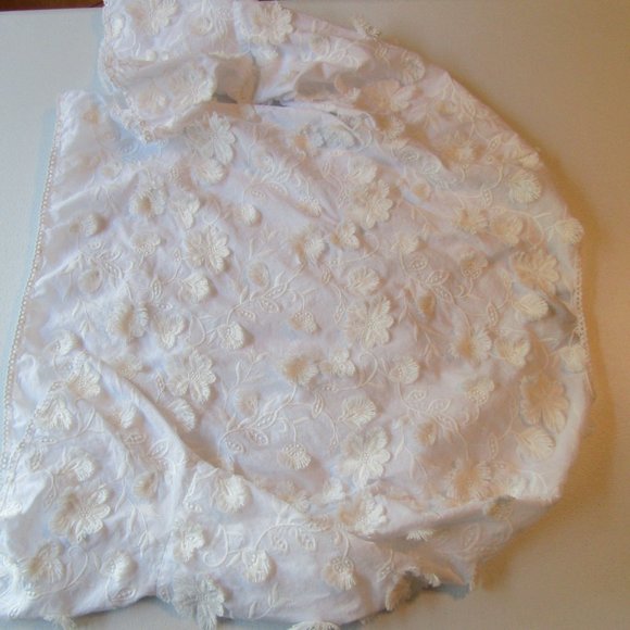 Karen Kane White Floral Blouse - Picture 6 of 11